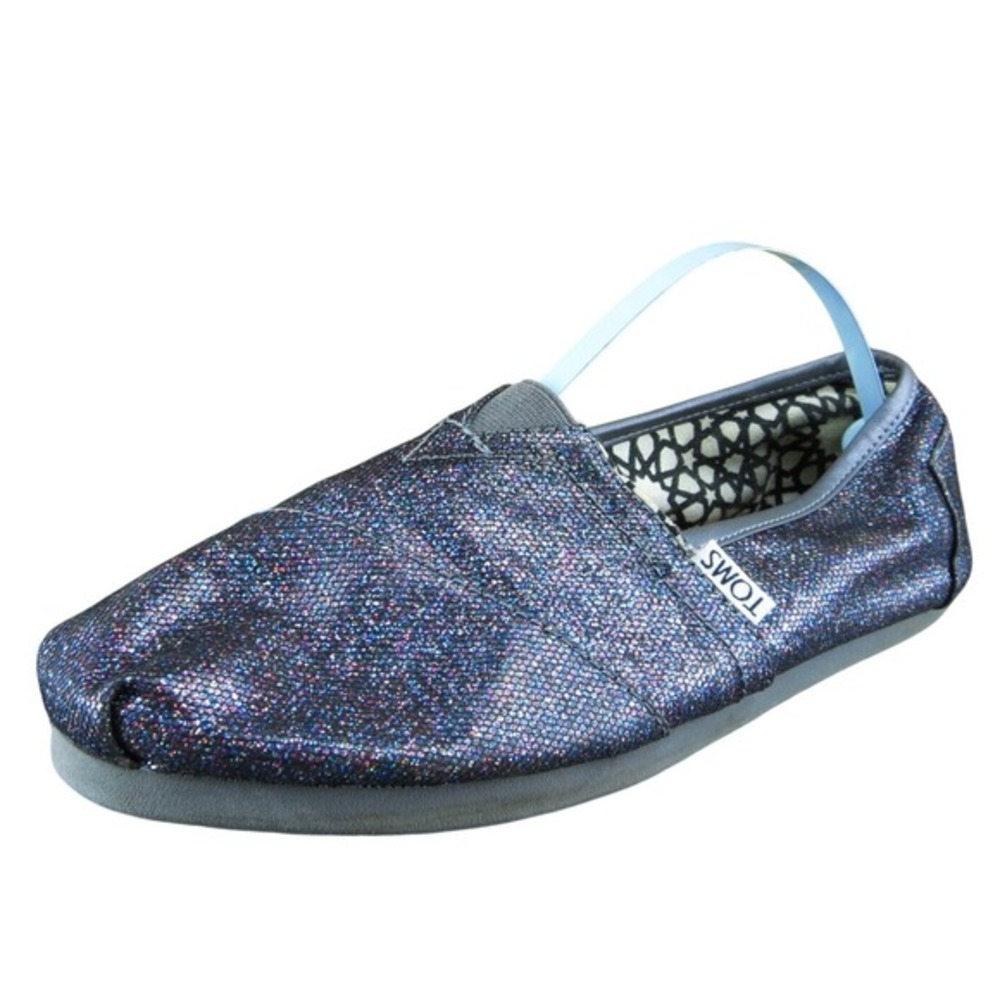 TOMS  Women Flat Shoes Purple Synthetic Slip‎ On Size 7.5 Medium